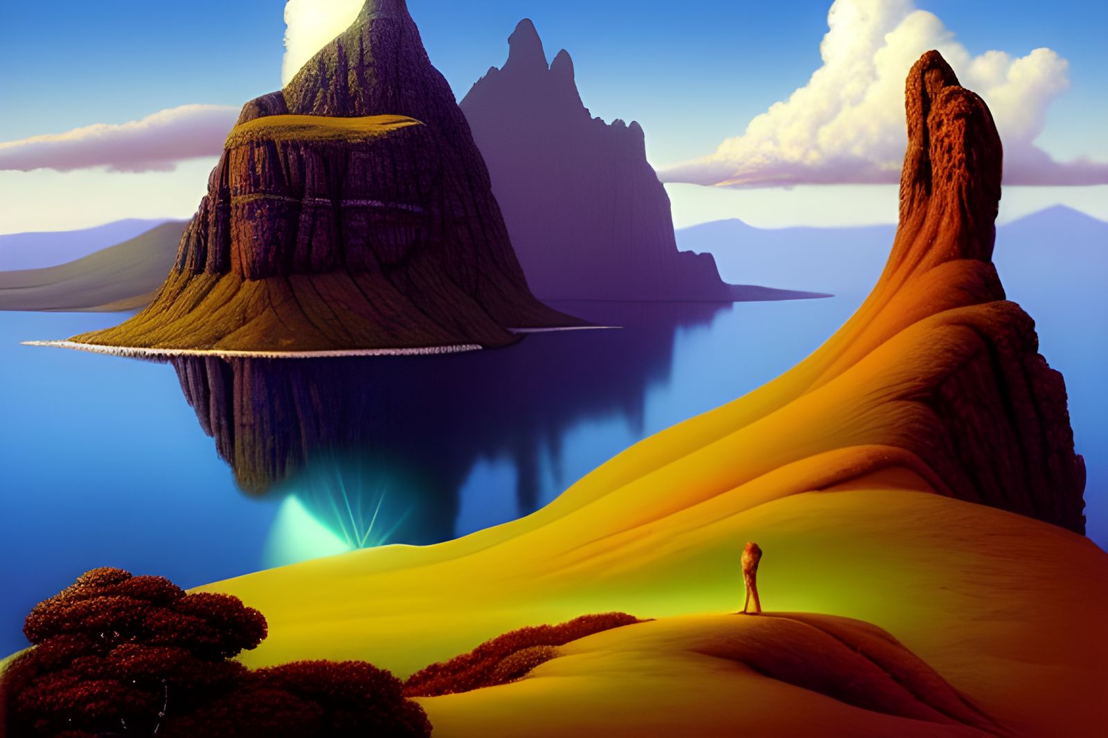 Mystical Isle of Skye Landscape Painting