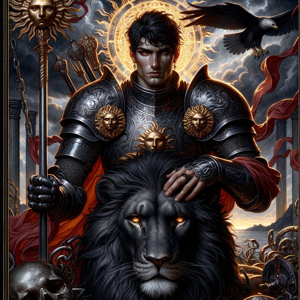 Majestic Knight of Victory in Armored Glory