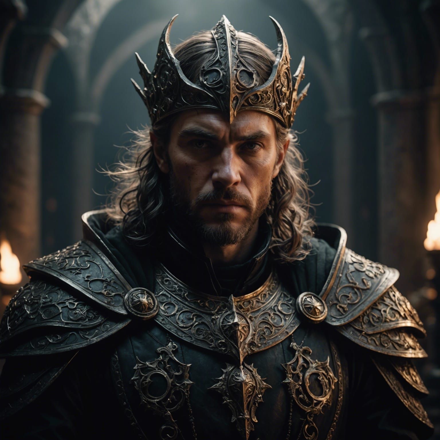 Dramatic Dark Academia Scene in 8k Resolution