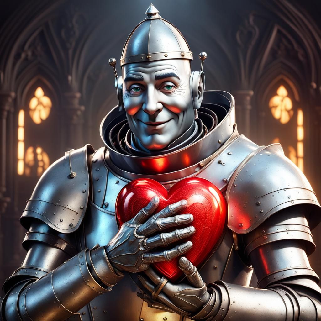 The Tin Man Love His New Heart
