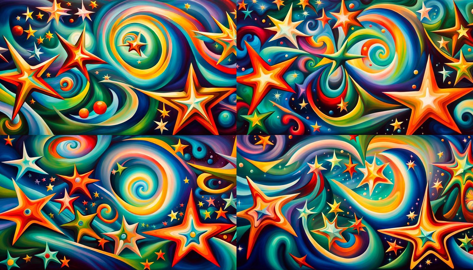 Swirling Newborn Stars in Iridescent Plasma Maelstrom