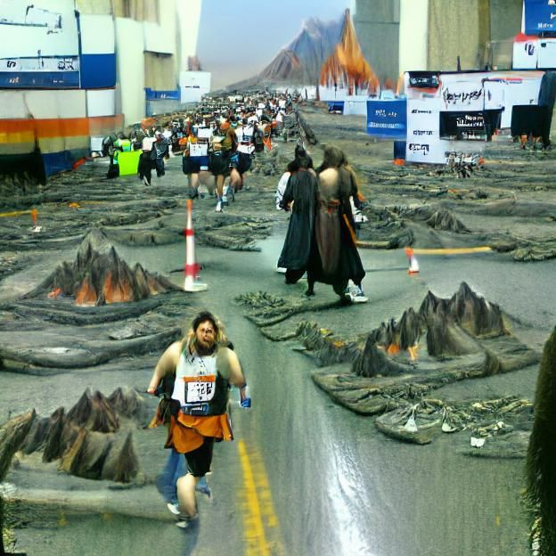 Mordor Marathon: A Fiery Race