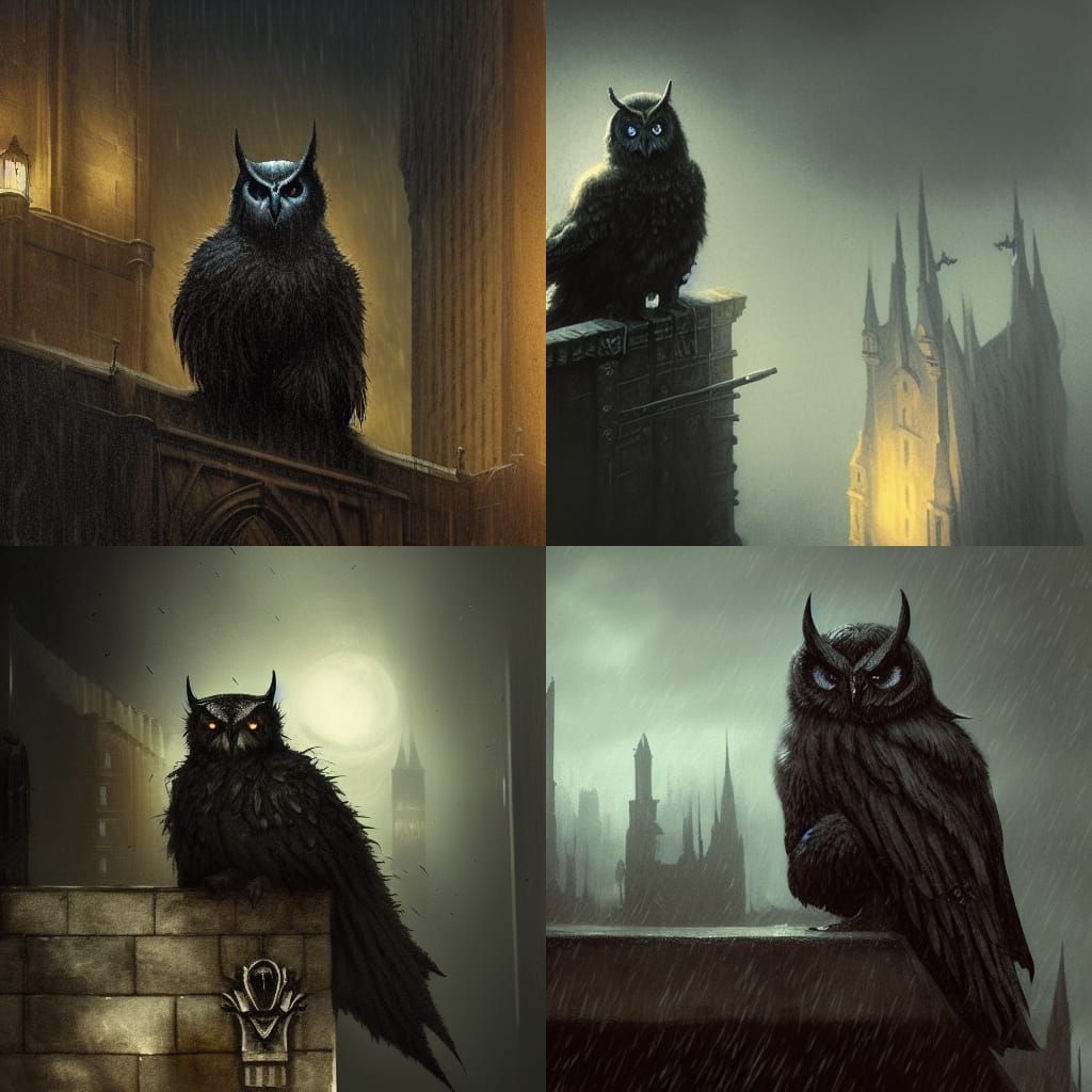 Owlbear Anti-Hero in Gothic Gotham
