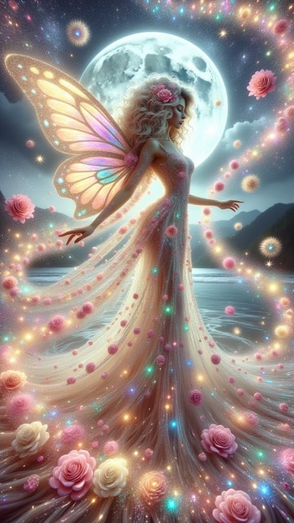 <lora:Enchanted woman:1.0> Digital magic fantasy art mythica...