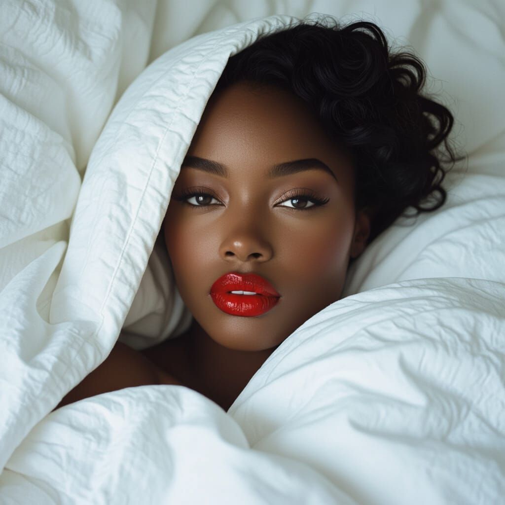 Cinematic Portrait of African American Woman