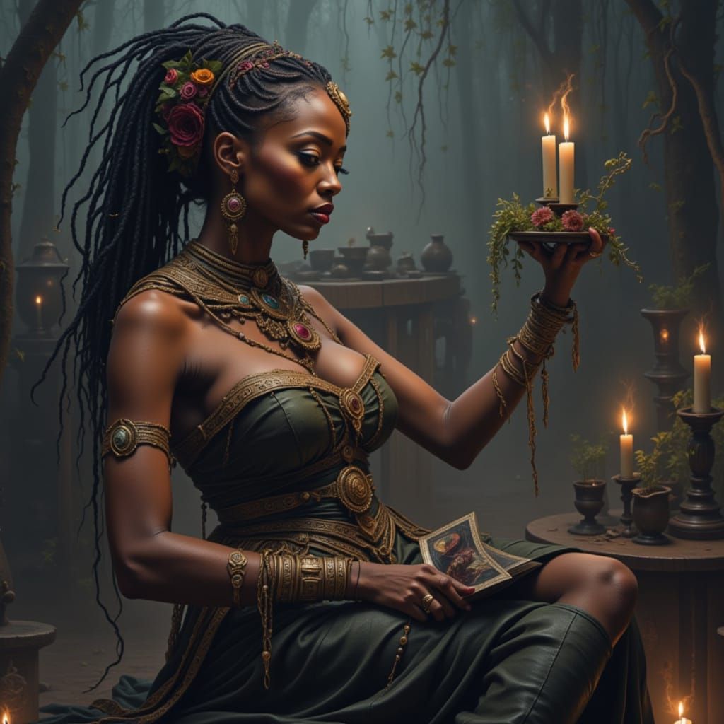 Mysterious Voodoo Man Portrayal