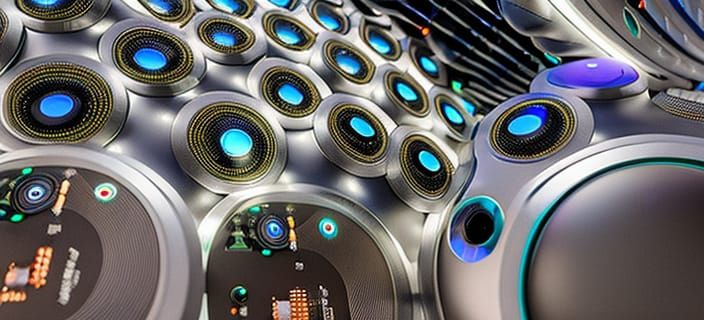 Worm-Mushroom Intelligence Impact: Cyberpunk AI Art