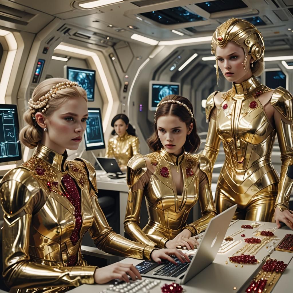 Aliens Dressed in Gold Series ___ #8