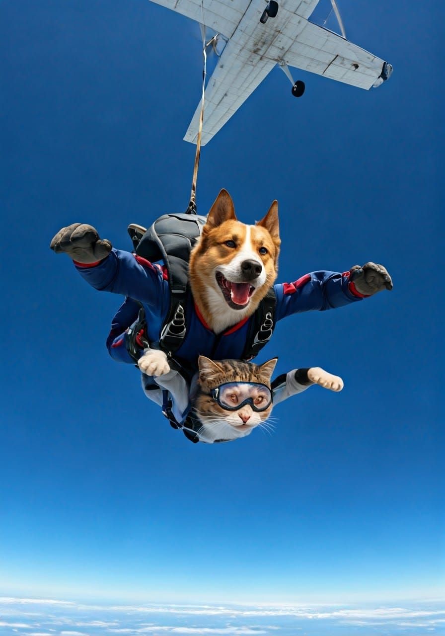 Skydiving...
