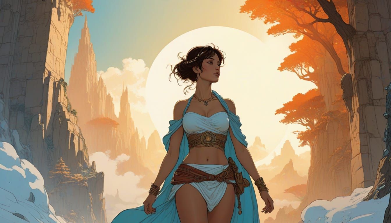 Comic Book Art: Princess on Patrol