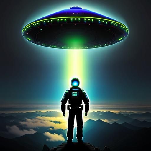 Surreal UFOs Create Trippy Optical Illusion