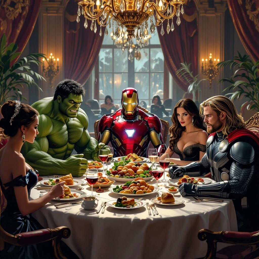 Avengers Feast: A Digital Matte Painting