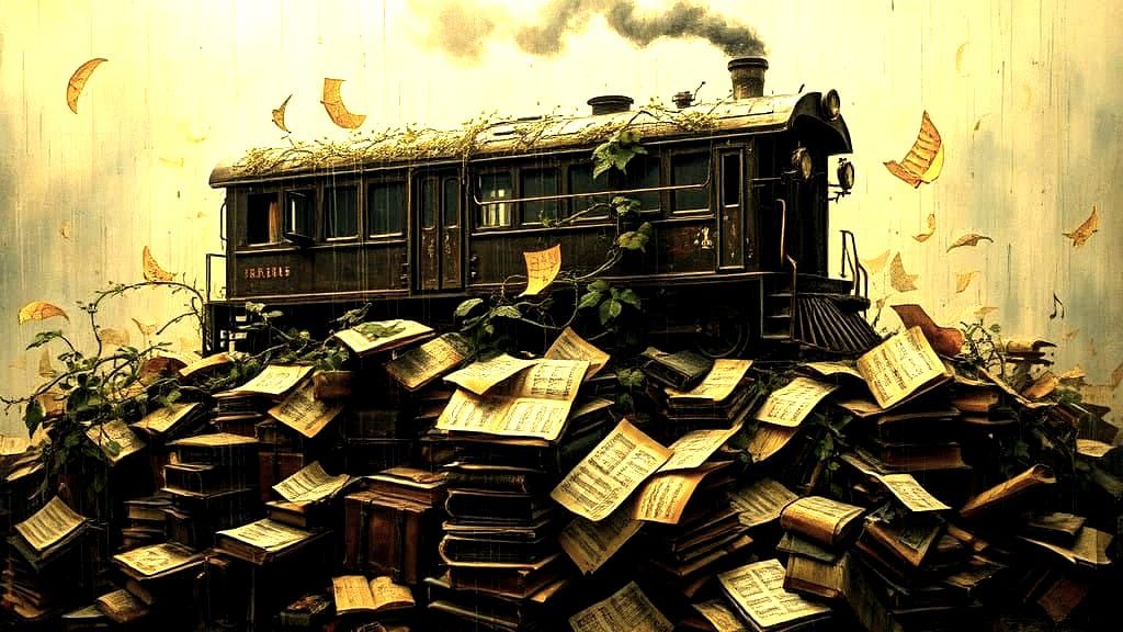 Surreal Landscape of Ruin and Decay