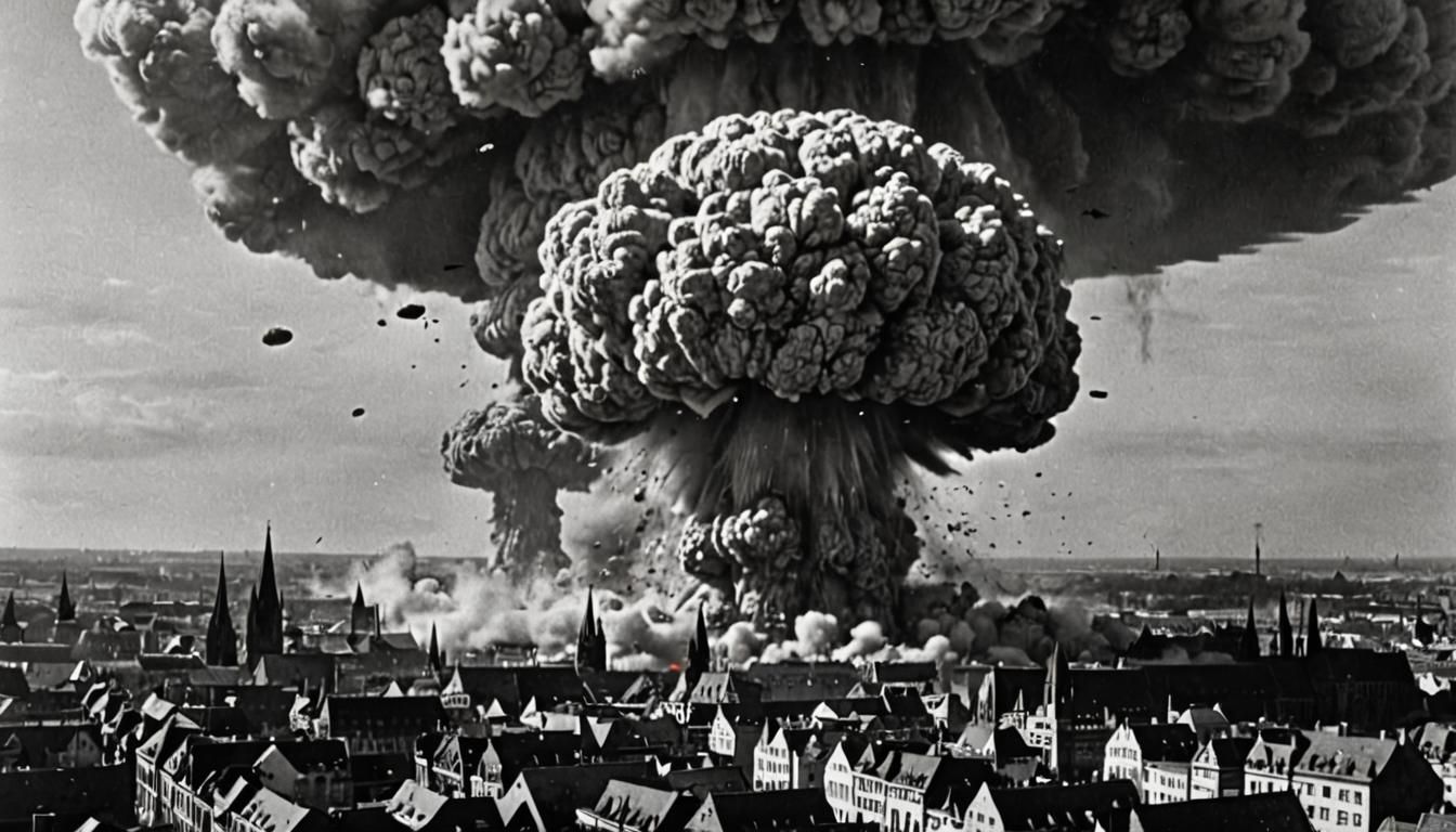Nuclear Explosion in Cologne, Germany, 1949