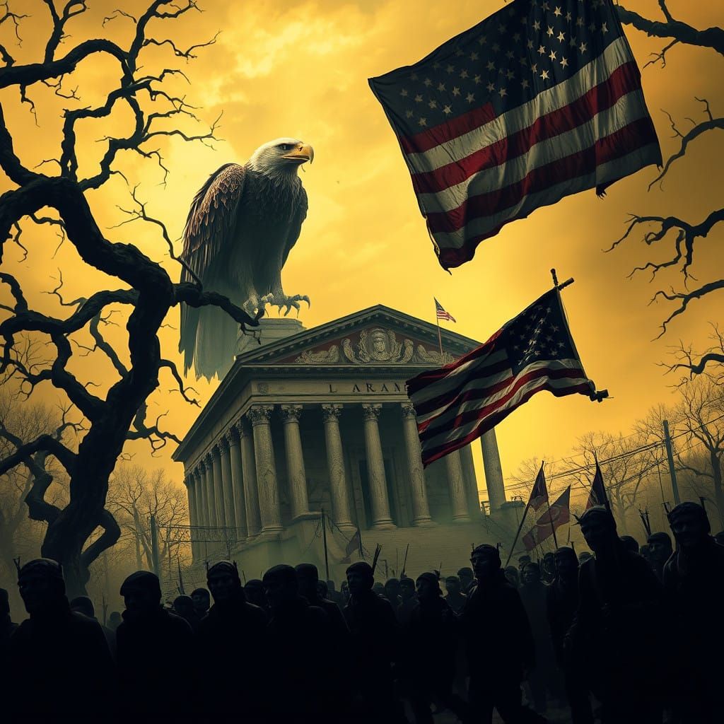 Fascist America Unveiled: A Dark, Gothic Nightmare