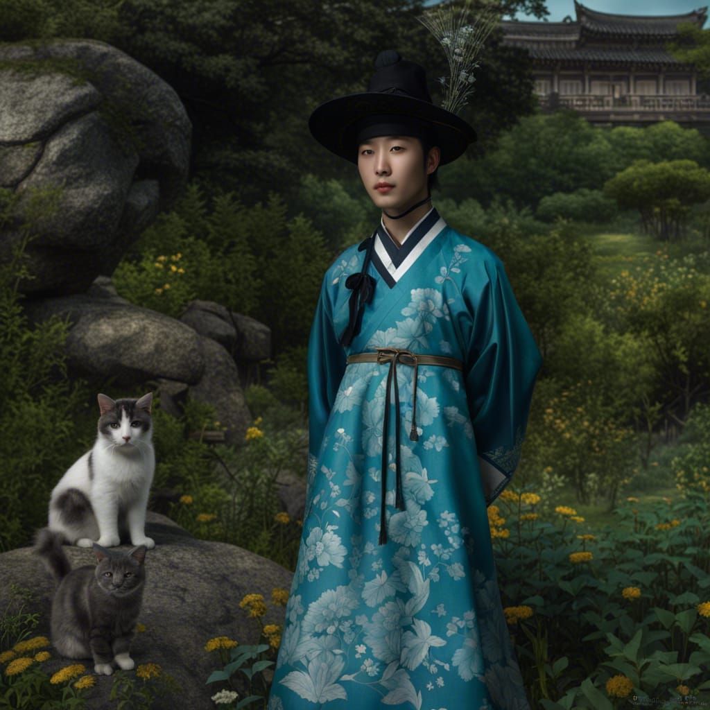 Remake SDXL 0.9 - Joseon Scholar from 3D Render