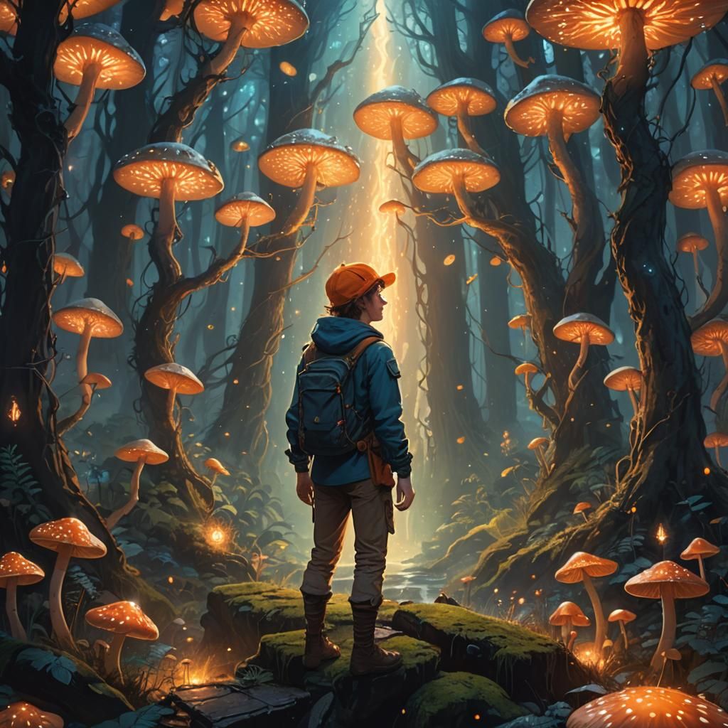 Mystical Forest Portal: A Surreal Adventure