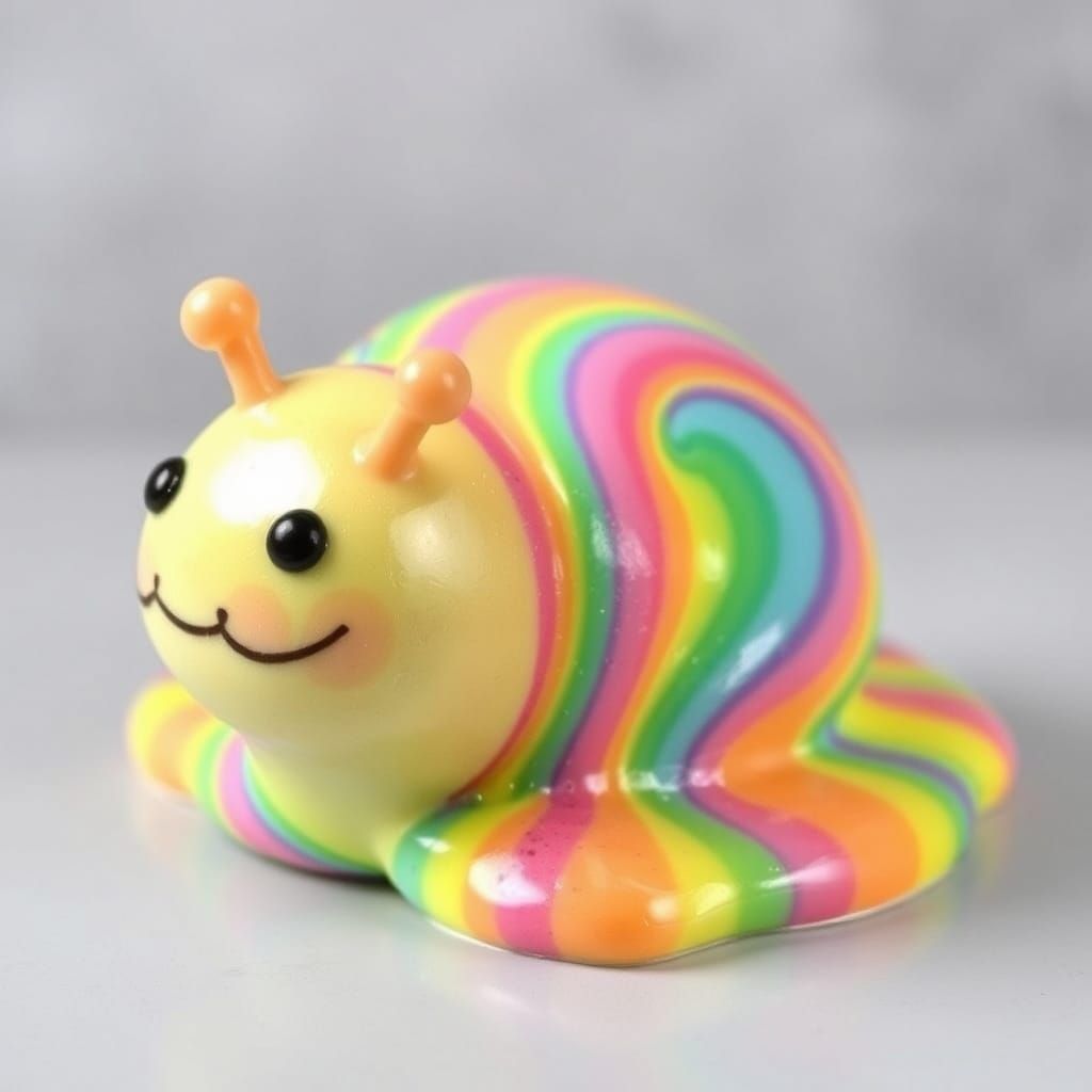Rainbow slug slime
