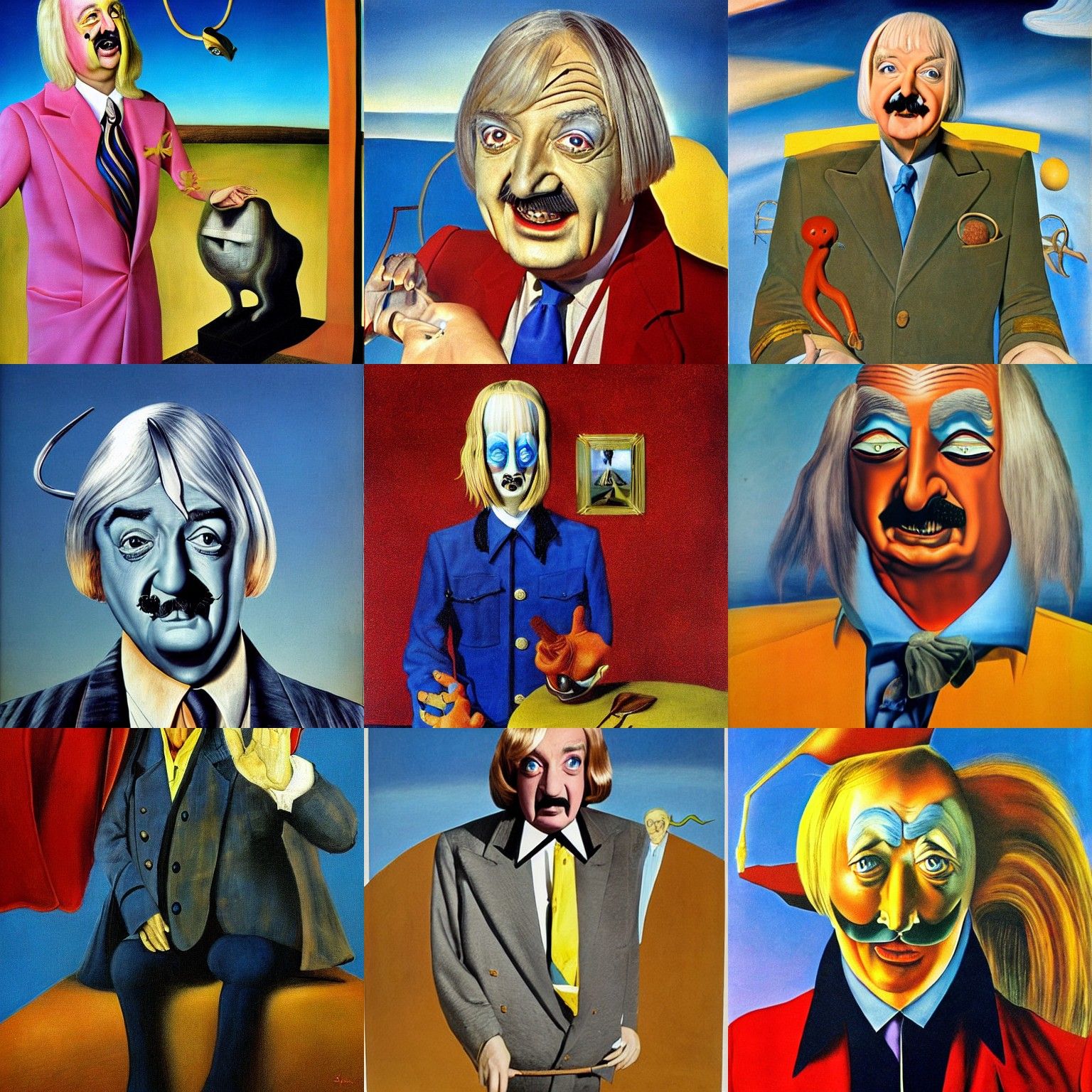 Surreal Portrait in Style of Salvador Dali