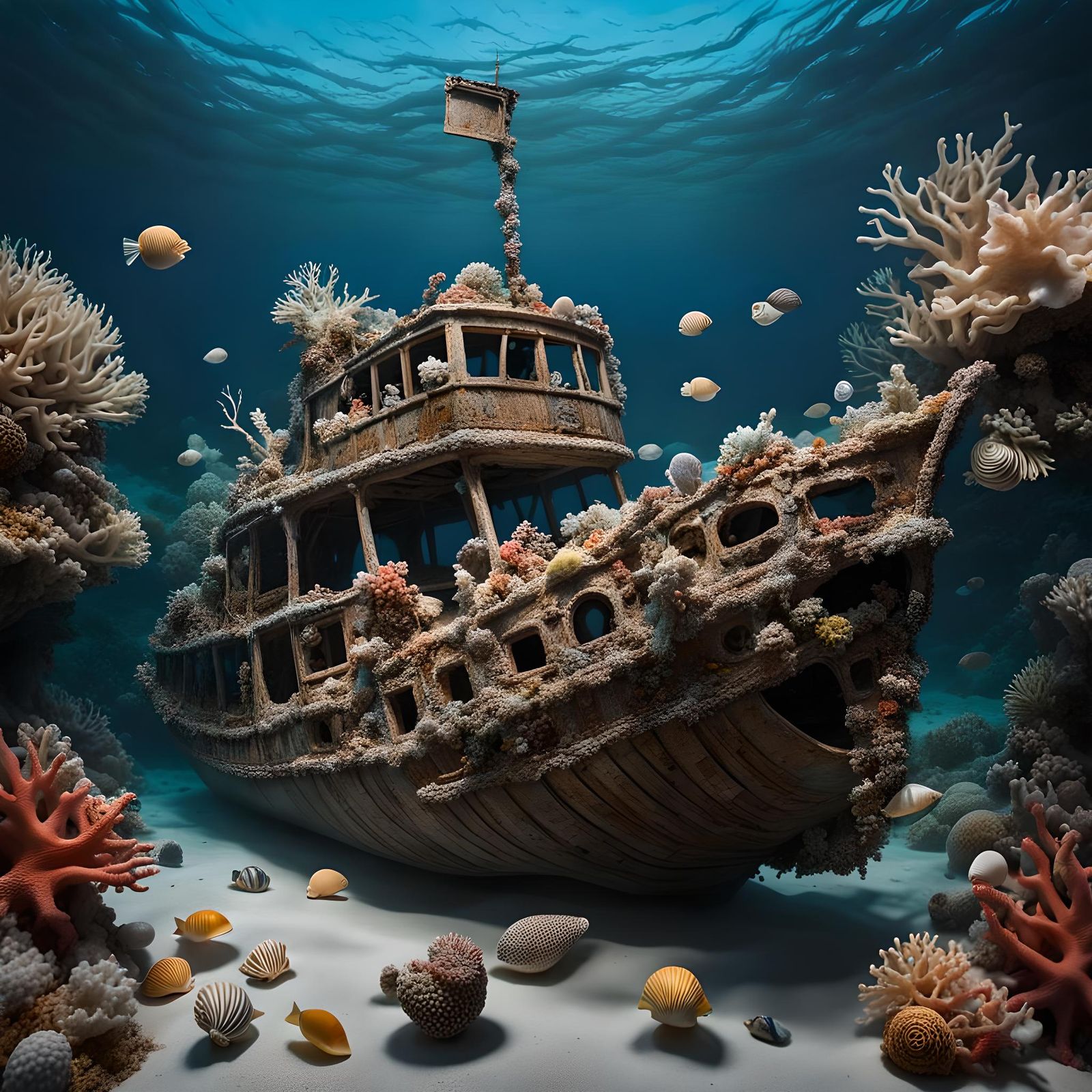 Underwater Shipwreck (art installation)