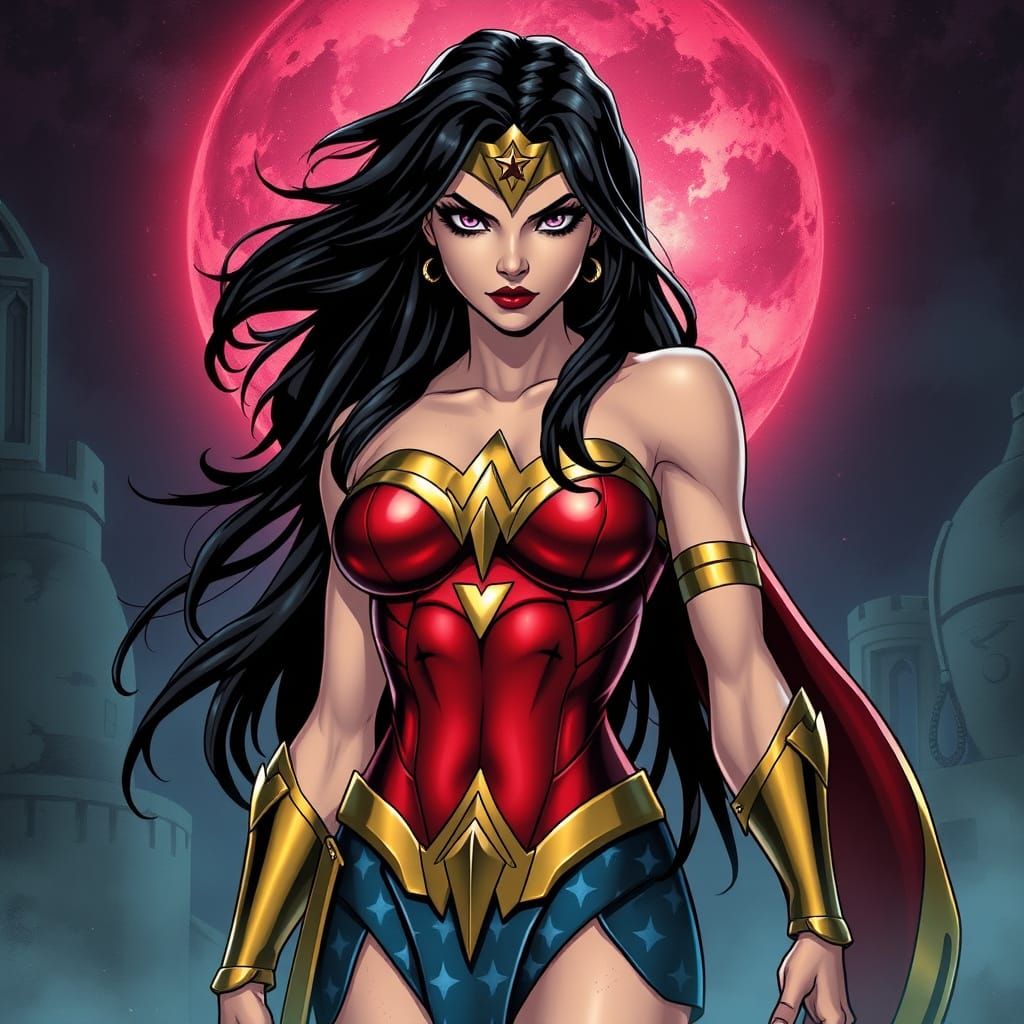 Wonder Woman in Soul Eater Anime Style