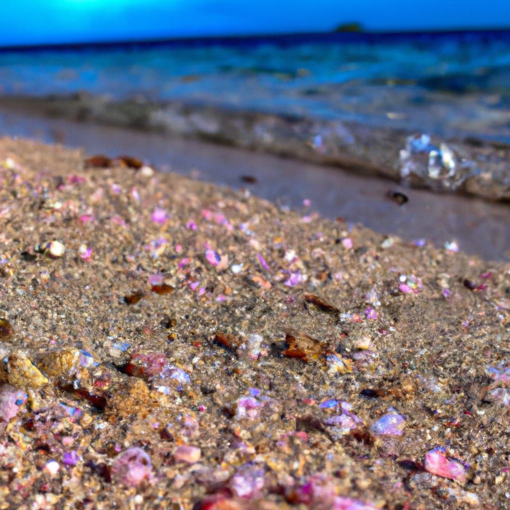 Fiji Beach with Seashells in 8K HDR