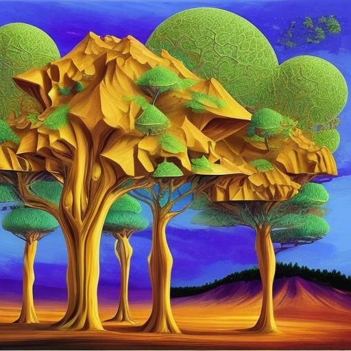 Intricate Fractal Tree Design
