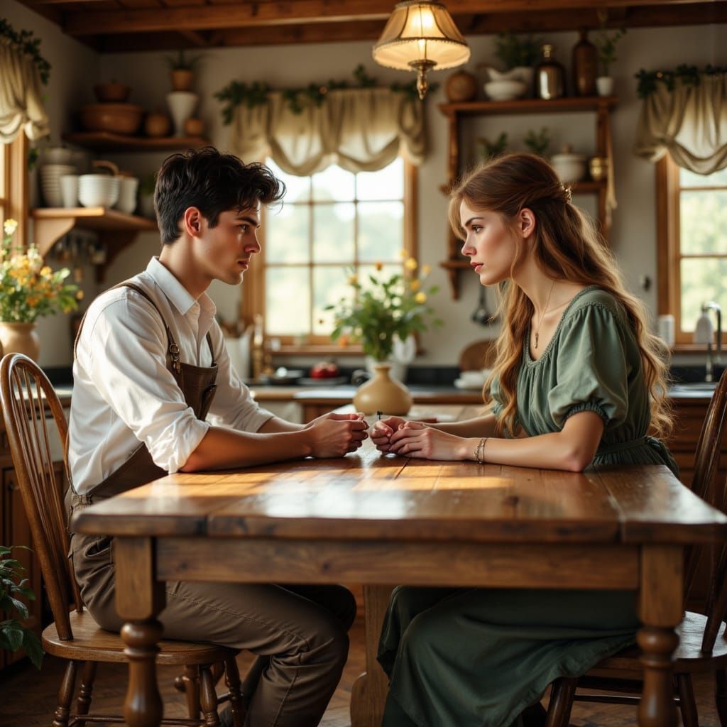 "Hello mother," said Byron as he seated himself at the kitch...