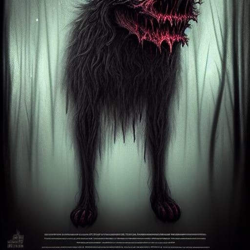 Michigan Dogman: Hyperrealistic Dark Fantasy Horror