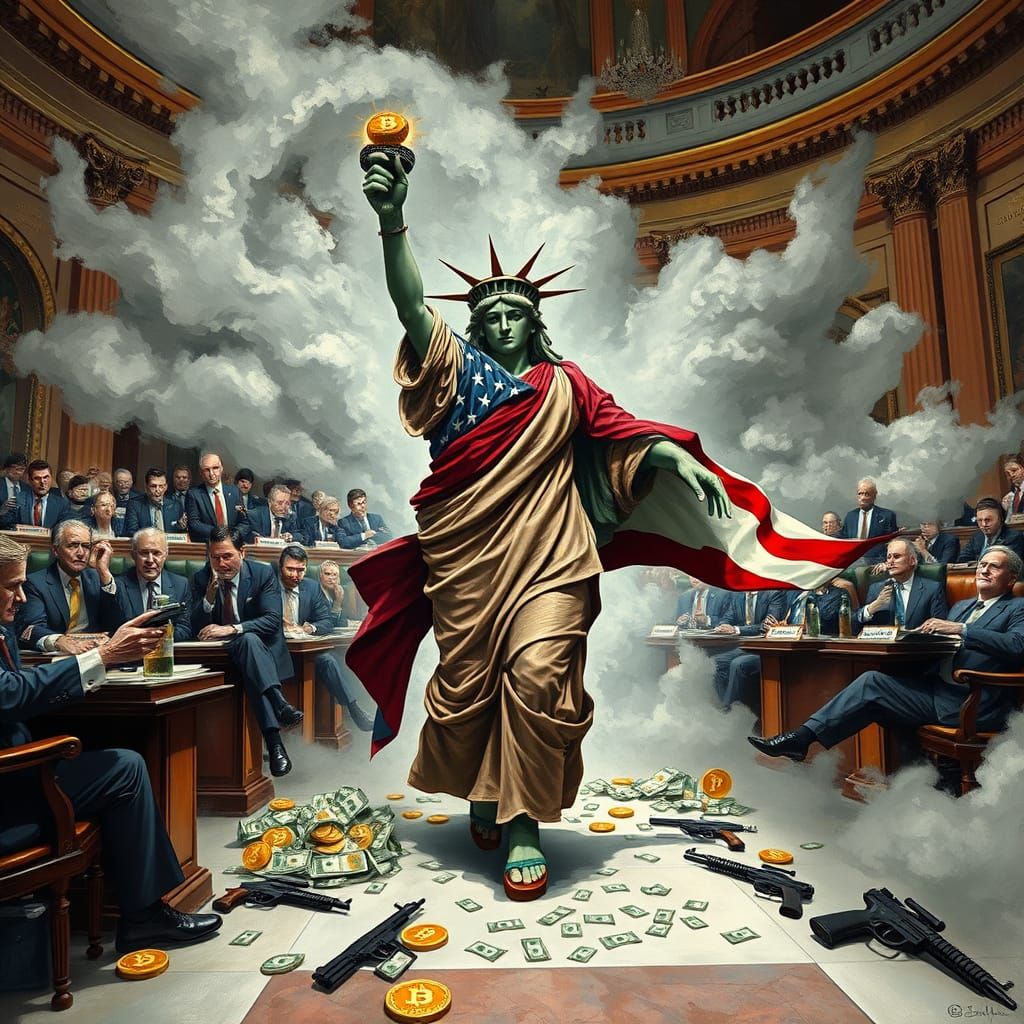 Mother Liberty Escapes Congressional Hearing of Greedy Senat...