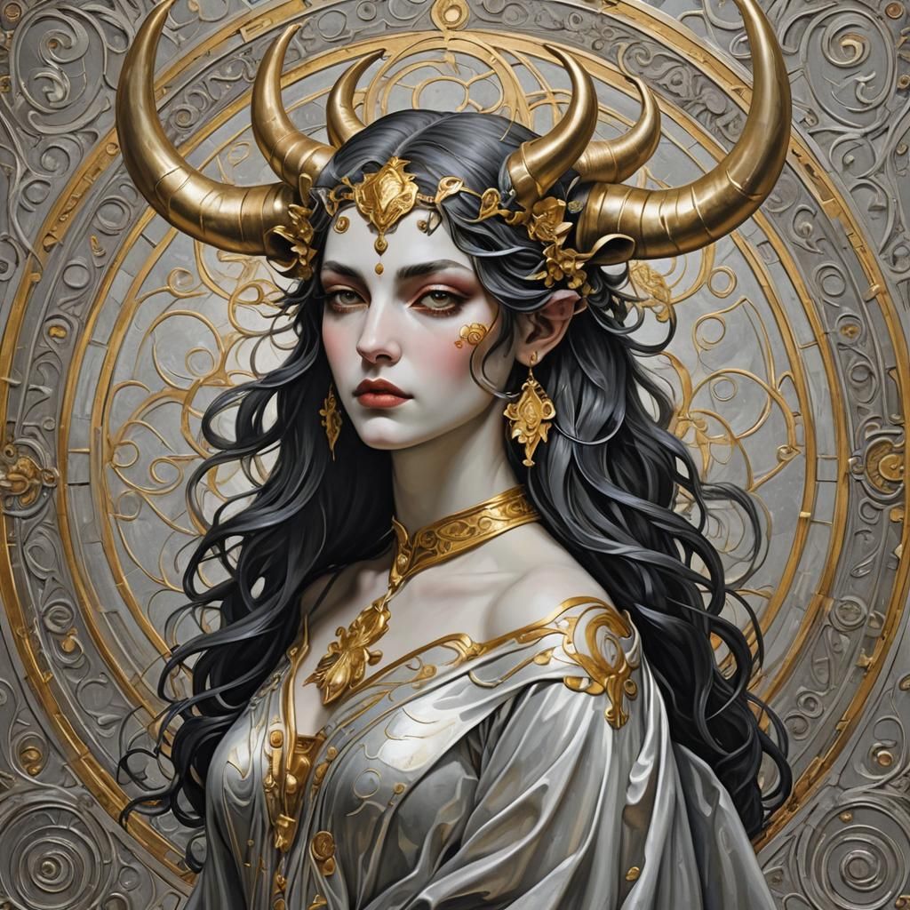 Taurus Goddess: Silver, Golden, and Mystical