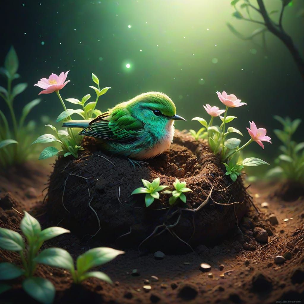 St. Patrick's Day Bird