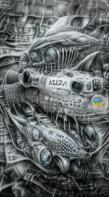 Photorealistic Alien Spaceship in Detailed 8K Illustration