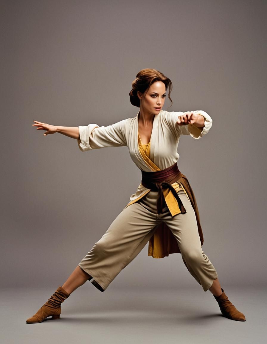 Muscular Belle as Martial Arts Fighter