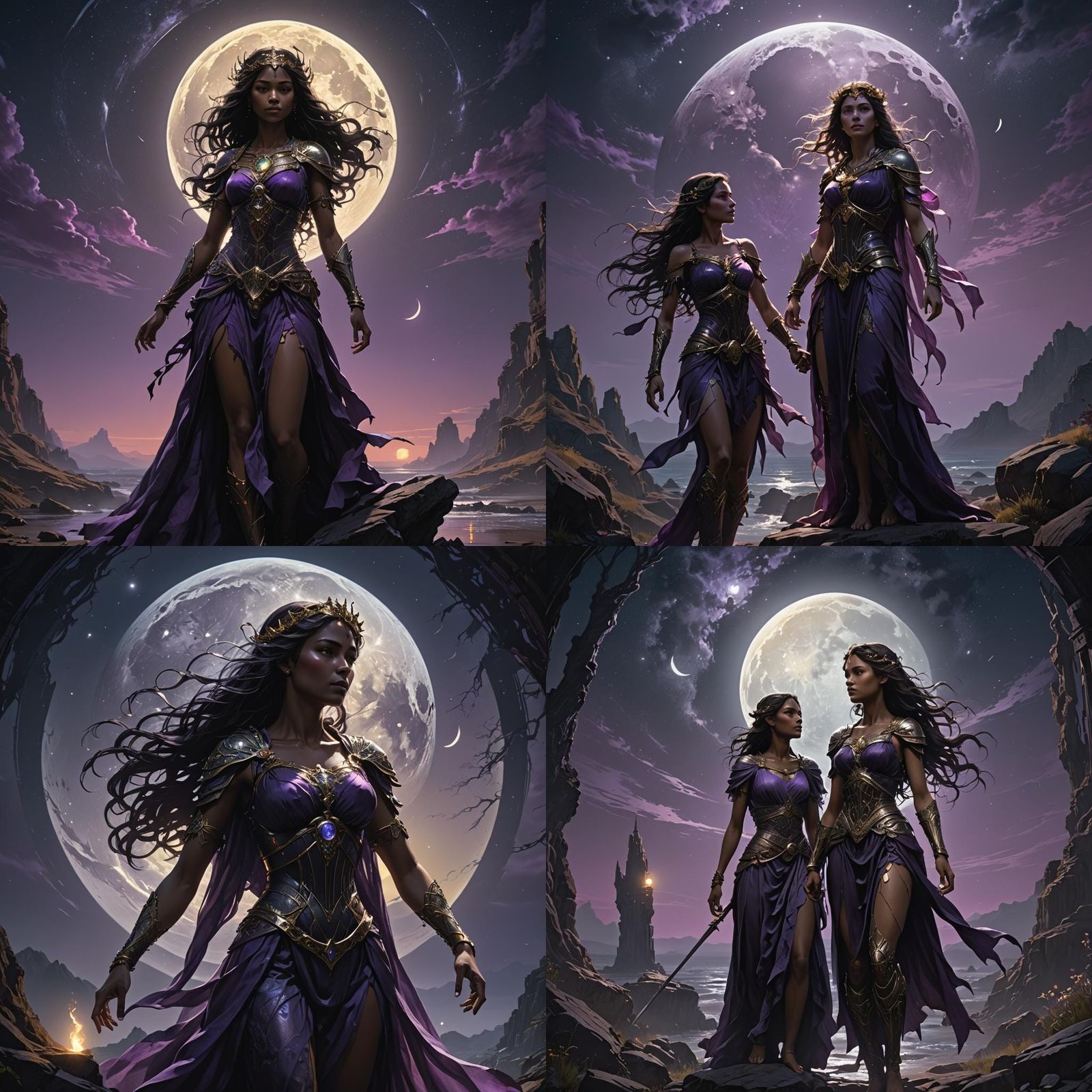 Darkness and Light: A Fantasy Concept Art