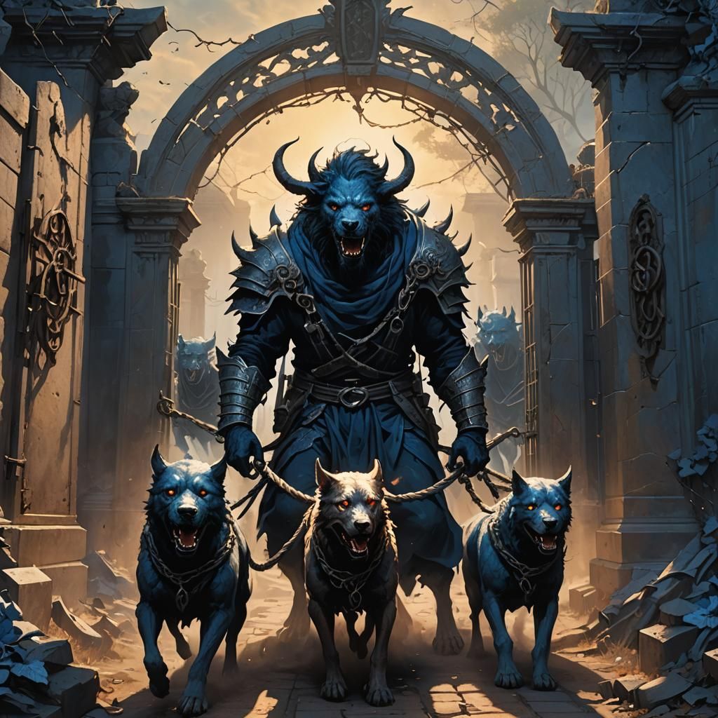 Riders of Cerberus at the Gates of Hell