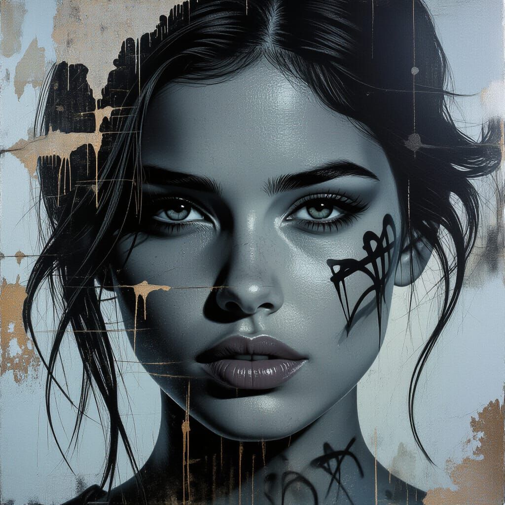 Hyperrealistic Graffiti Art with Intricate Details