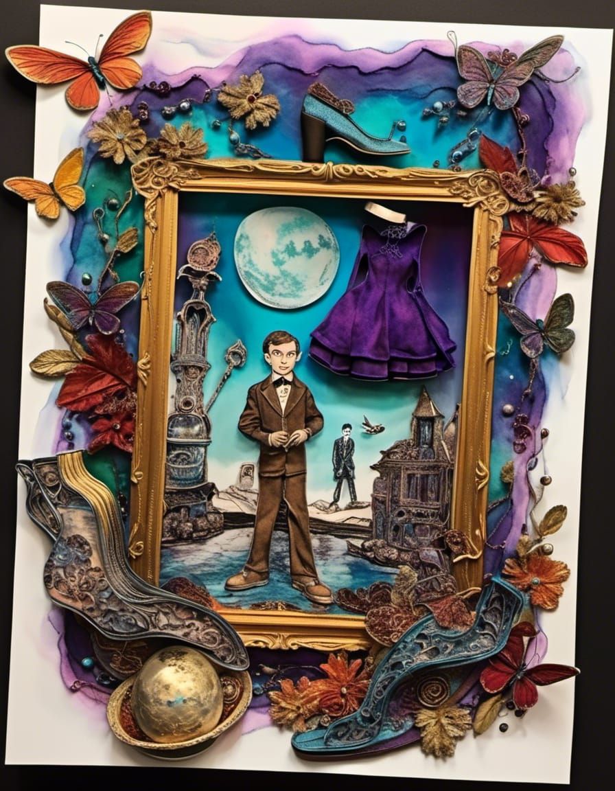 Dark Fantasy Cartoon Illustration of Diddle Dumpling