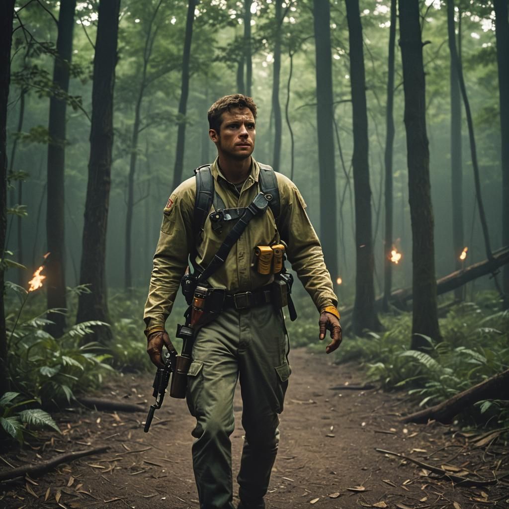 Nathan Fillion in Firefly: Cinematic Film Still