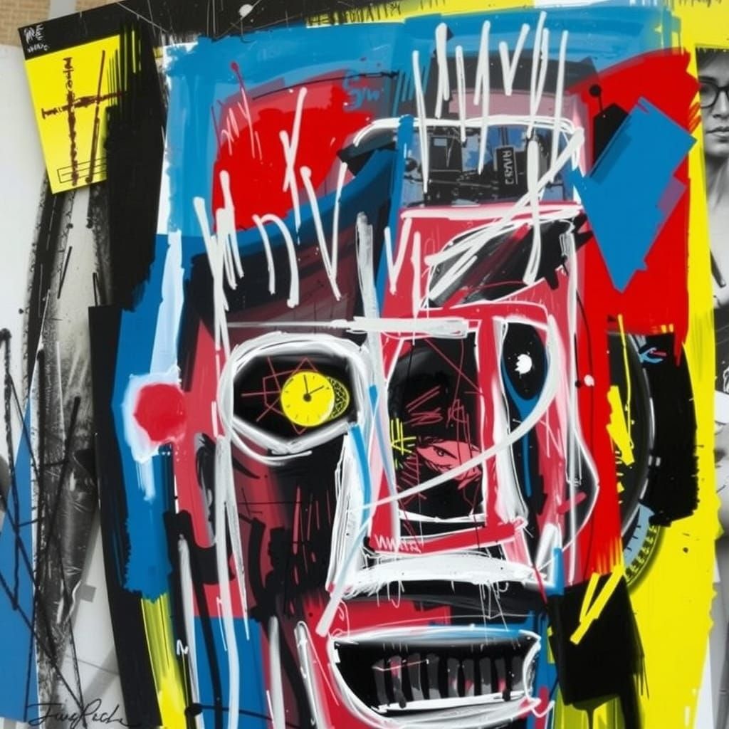 Chaotic Composition with Primal Motifs and Cubist Elements