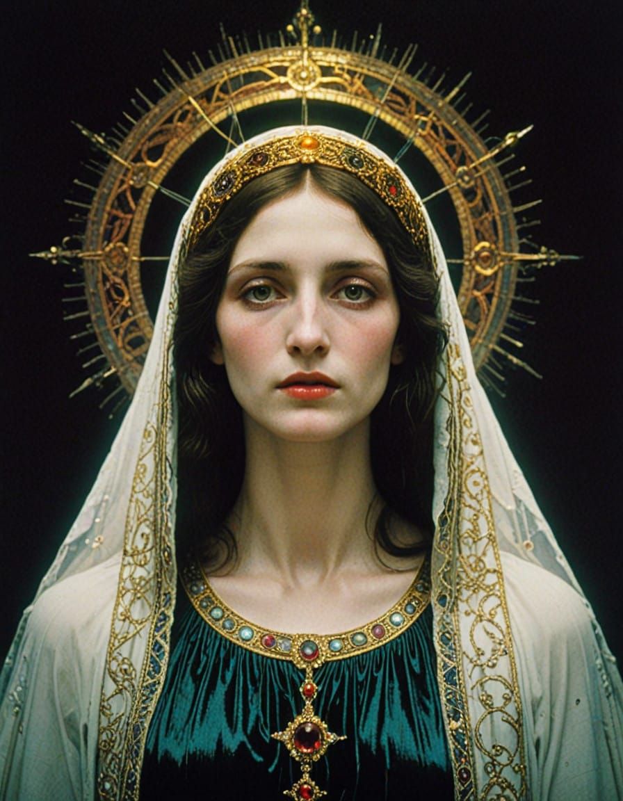 Golden Angel Radiates in Geometric Abstraction