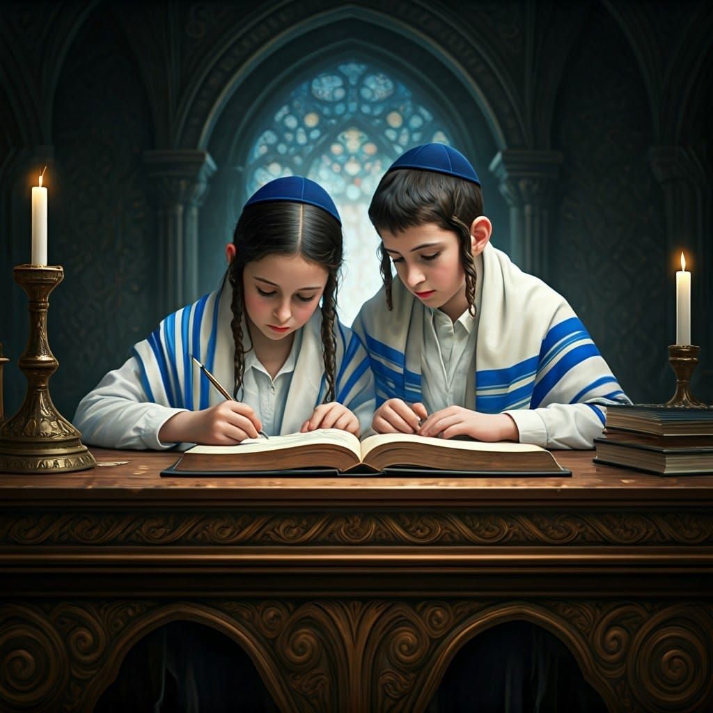 Ultra-Orthodox Children Study in Ancient, Mystical World