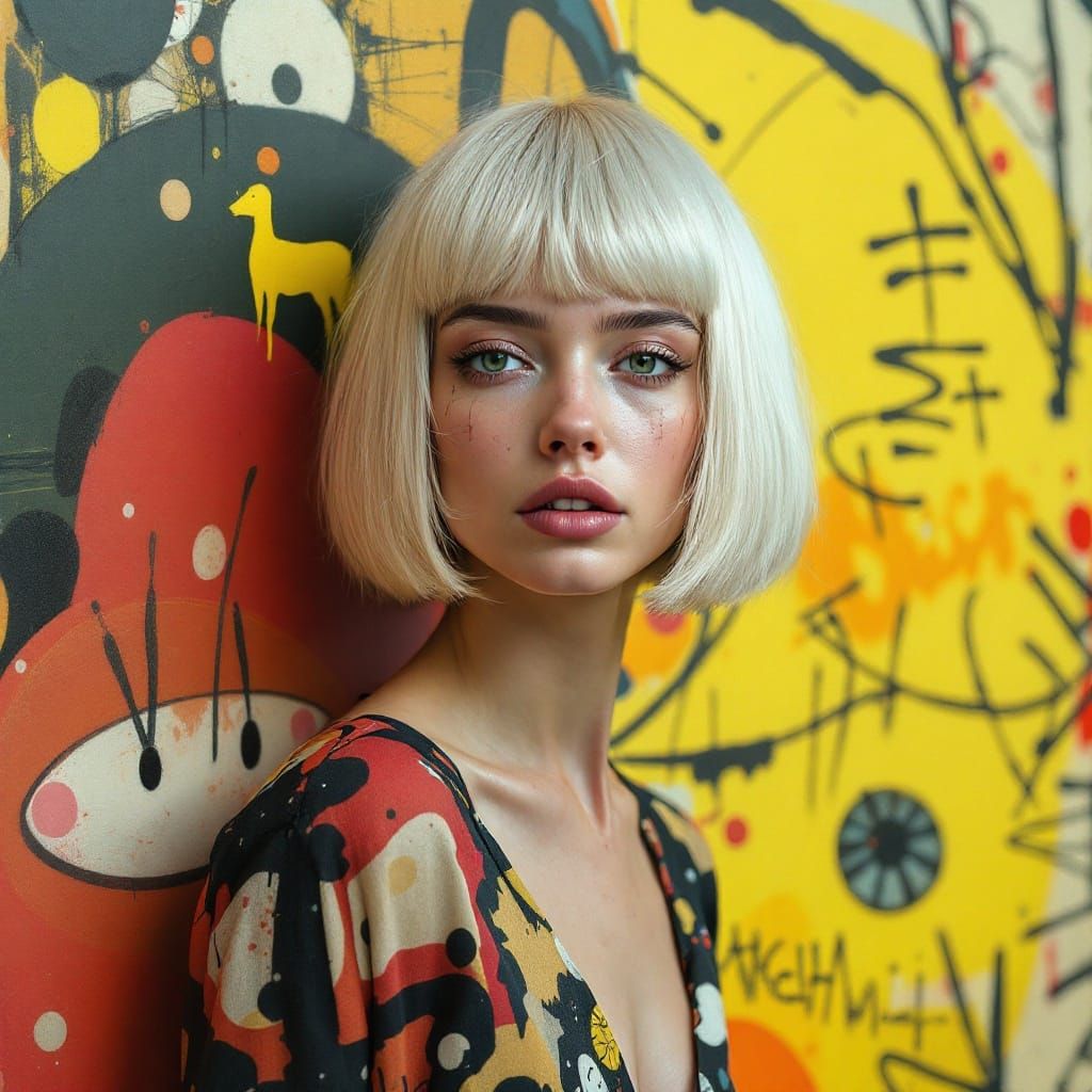 Surreal Fusion of Dreams and Street Art