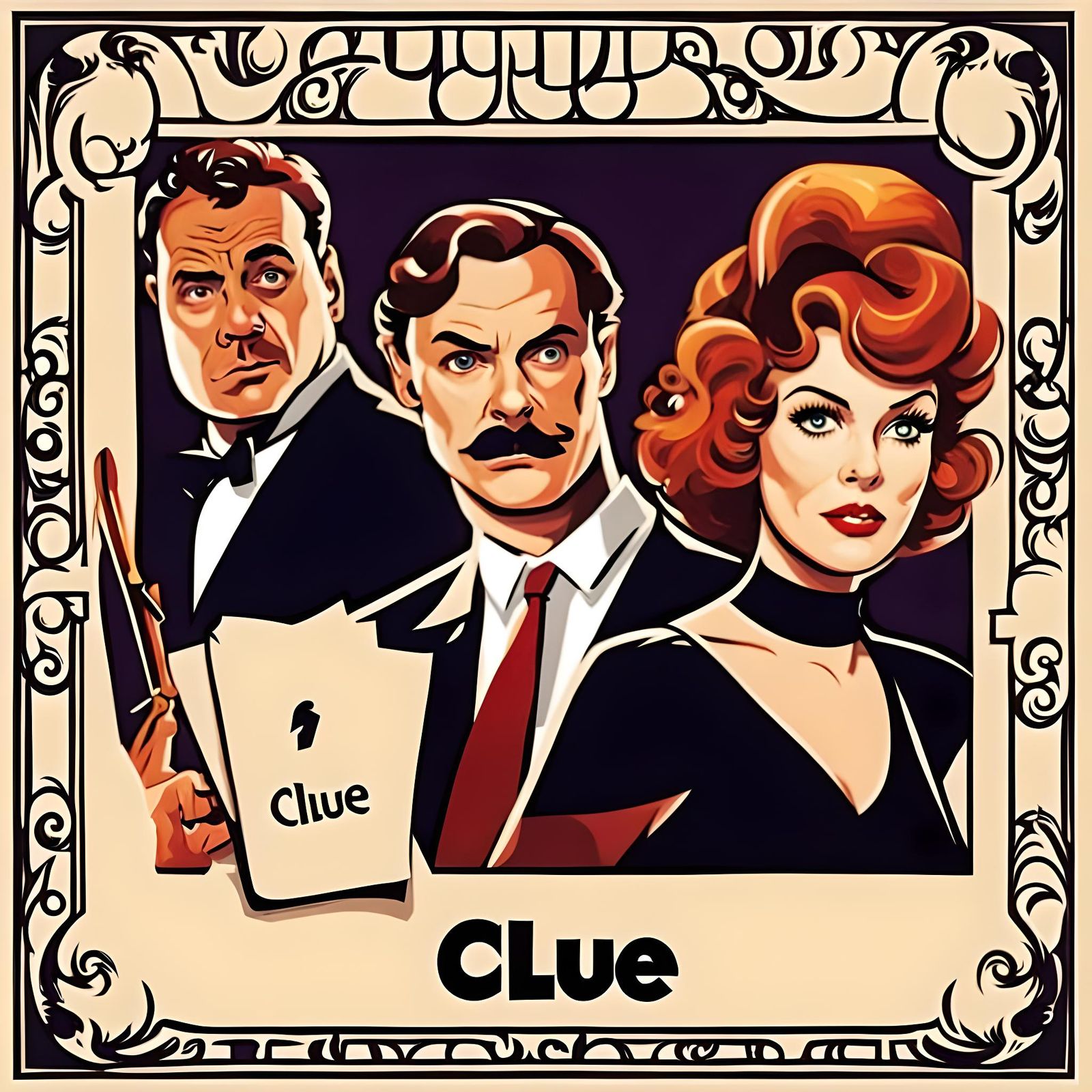 Clue Movie Inspired Murder Mystery Scene