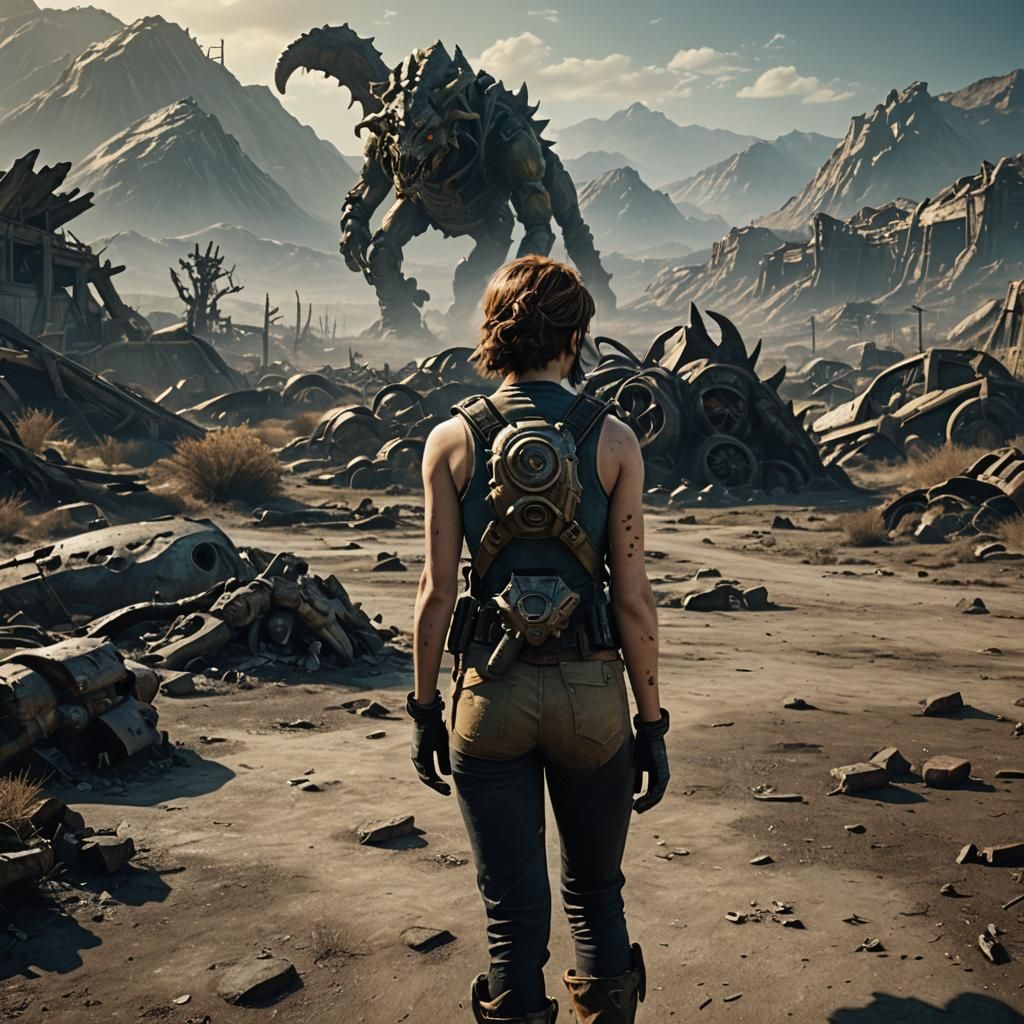 Wasteland Encounter: Cinematic Fallout Scene