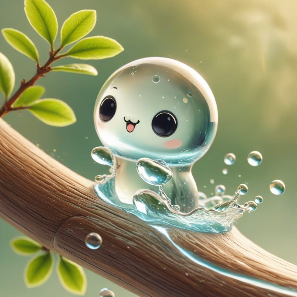 Stormy Sea in a Glass Hyperrealistic Art