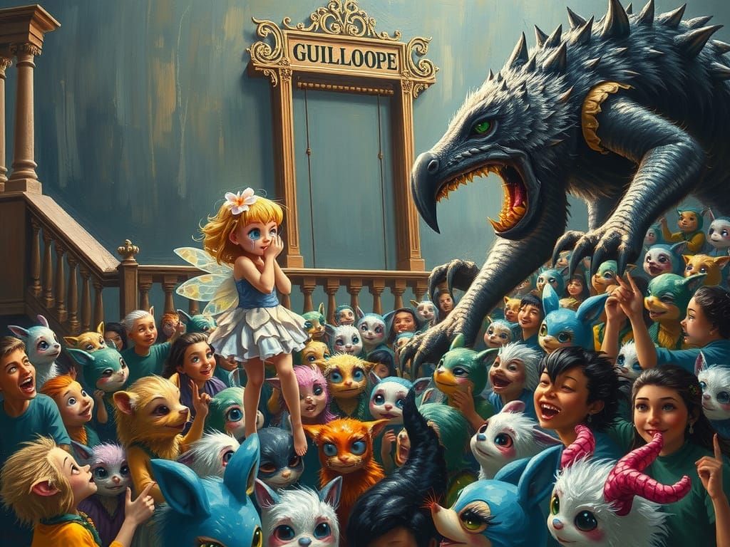 The scalies attack the cuties