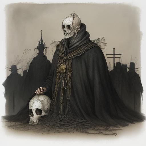 Surrealist Dreamscape in Dark Symbolist Style