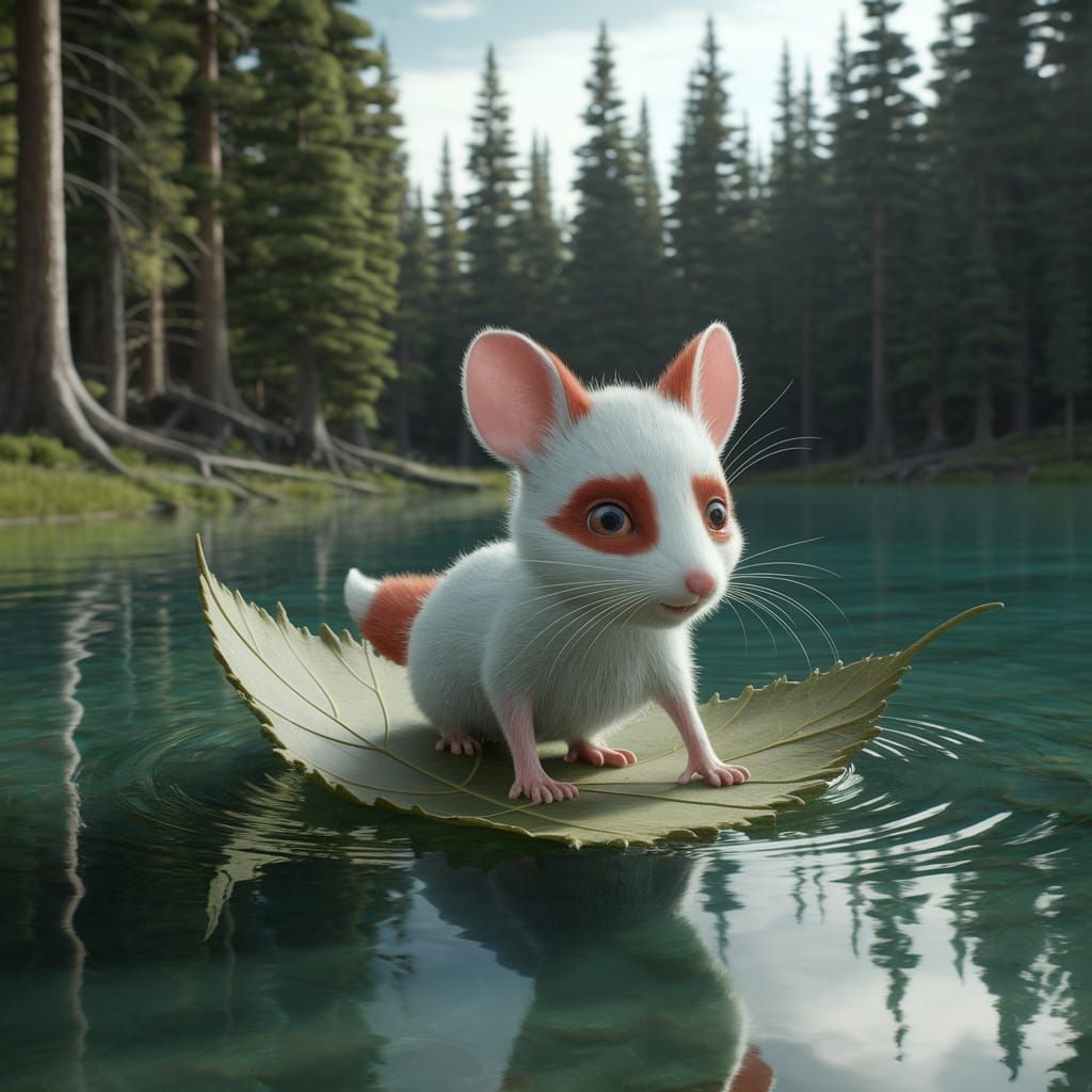 Mouse-Fox Hybrid Sailing in Moldy Forest