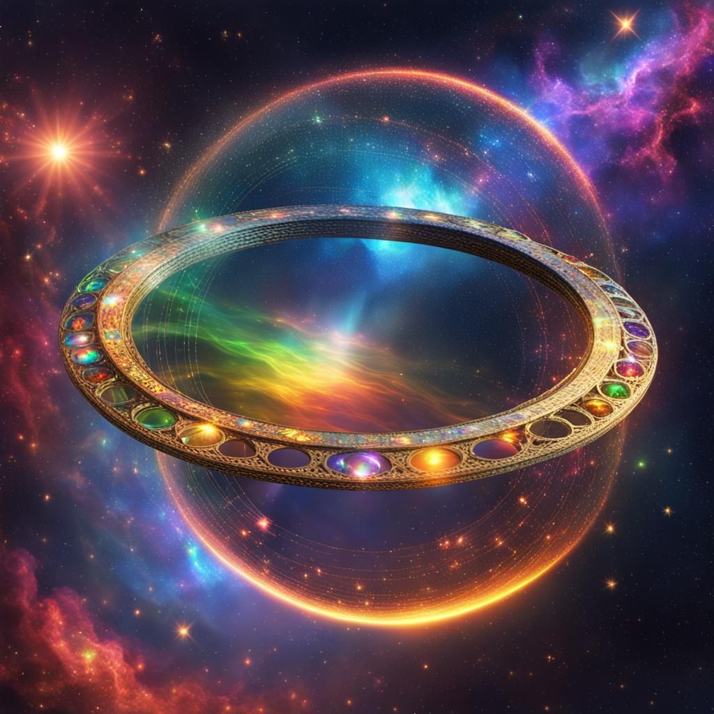 Holographic Rings Bursting from a Supernova